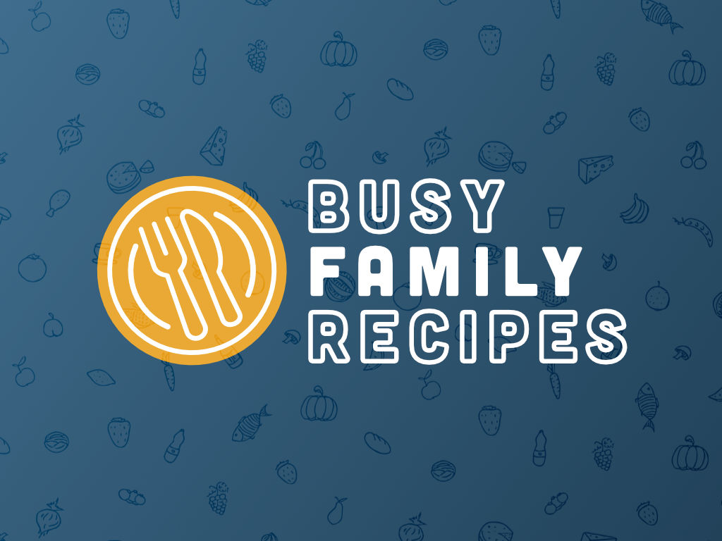 Busy Family Recipes Social Share