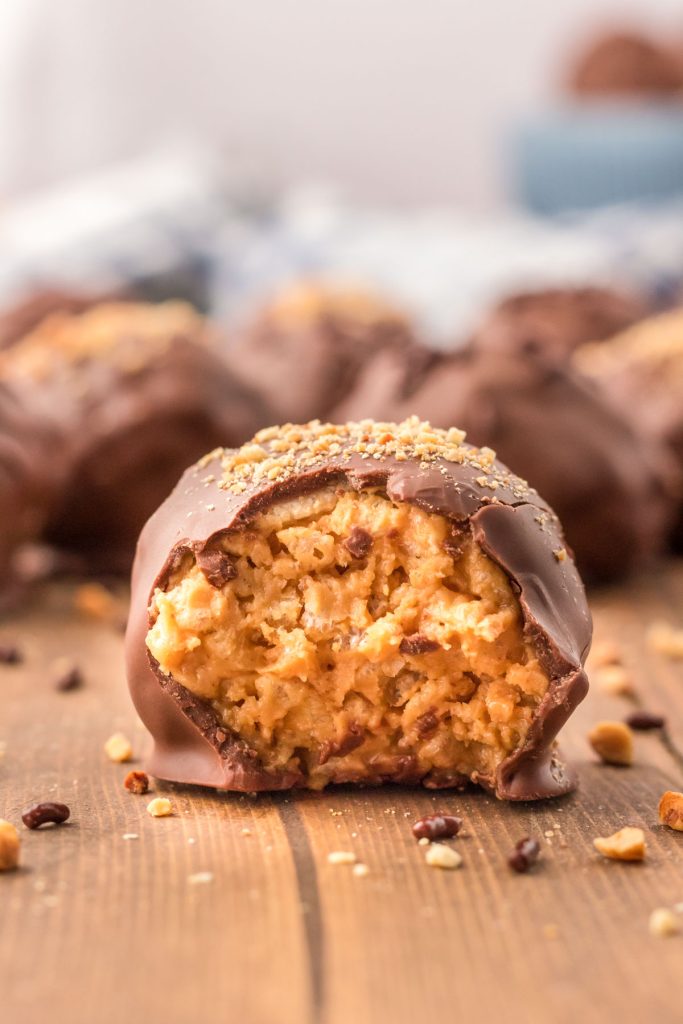 Rice krispie peanut butter balls busy family recipes