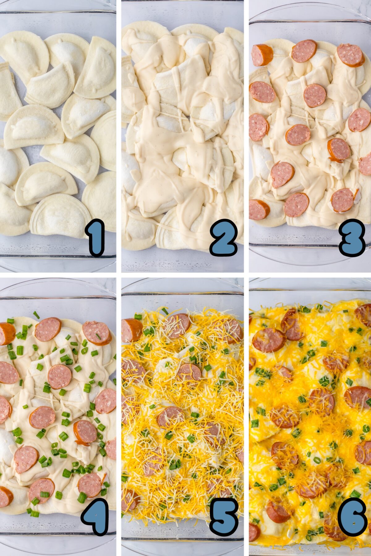 steps to make pierogi casserole